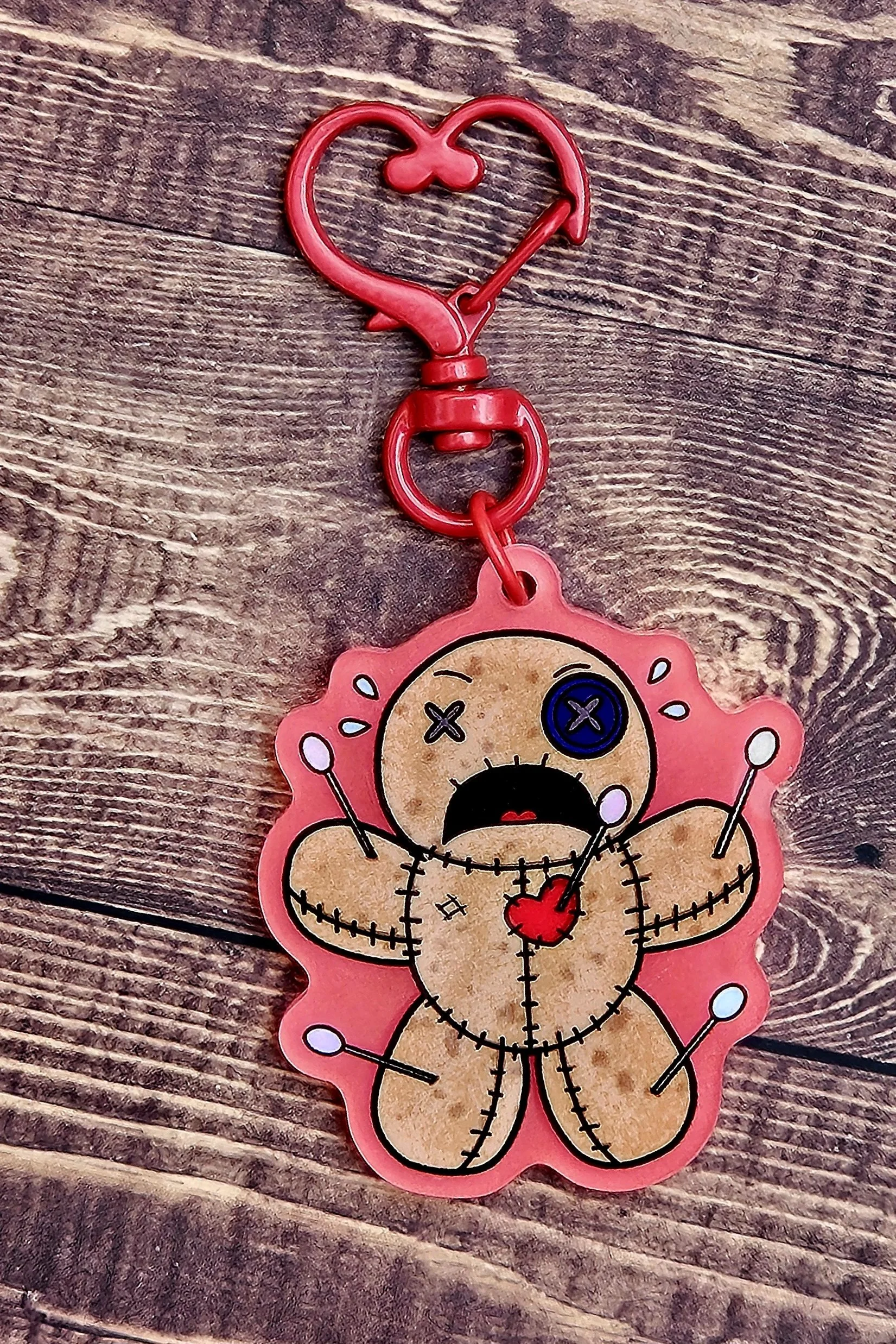 Voodoo Doll Glow in the Dark Keychain