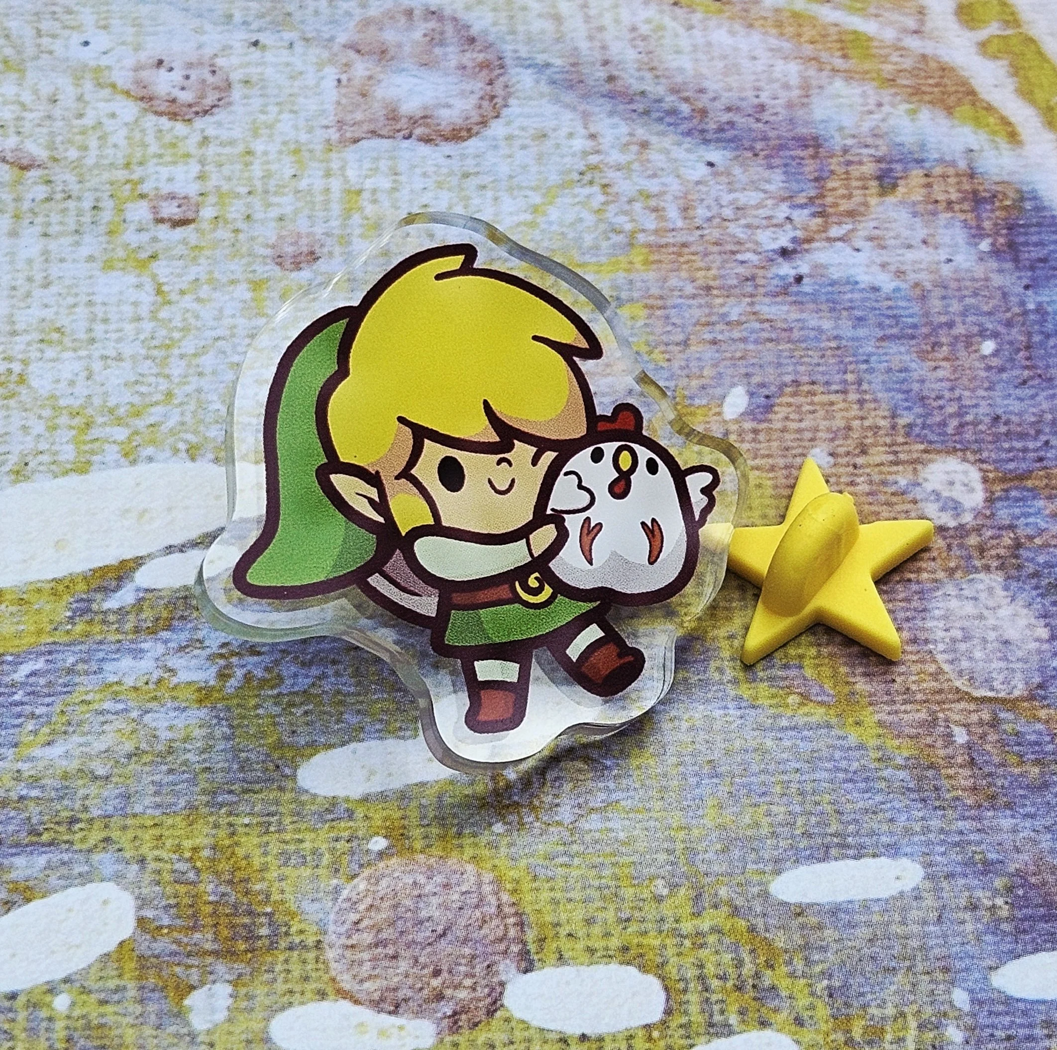 Link Acrylic Pin