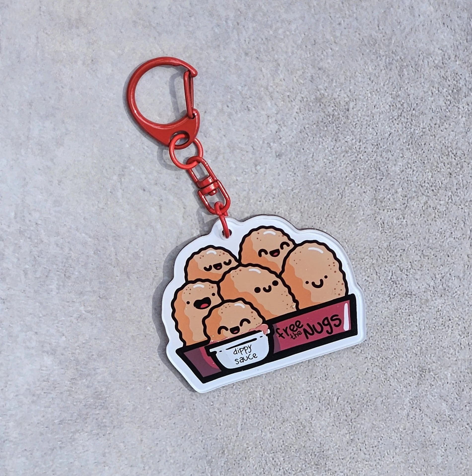 Free the Nugs Acrylic Keychain