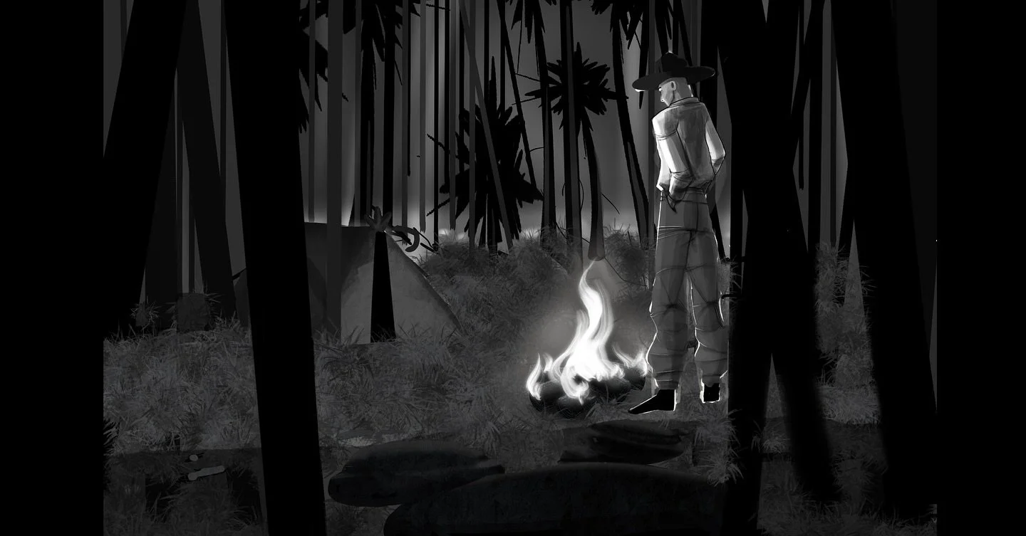 Swipe for a mini storyboard montage from my film school days. #storyboard #art #western