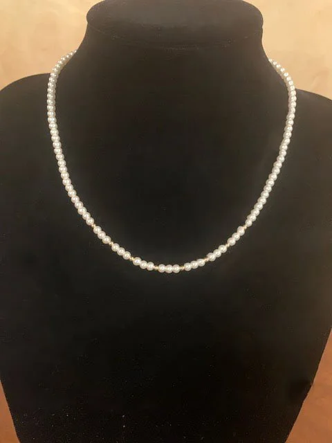 Pearl Necklace/14 GF