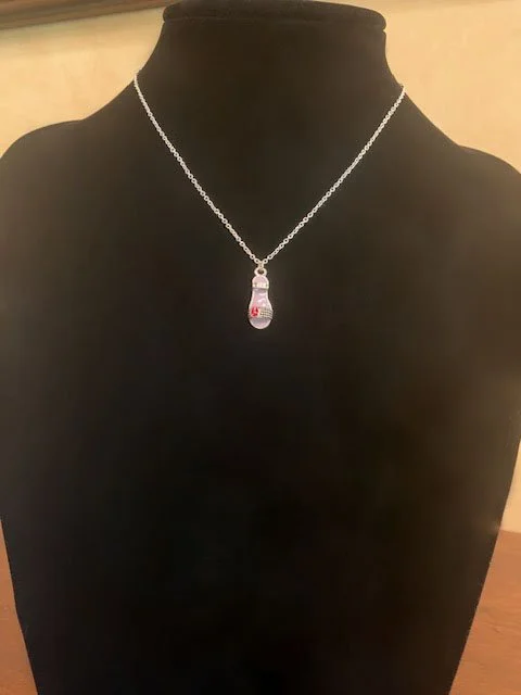 Flip Flop Sandle Necklace-Pink