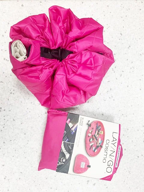 Lay-and-Go Cosmetic Bag/Barbie Pink