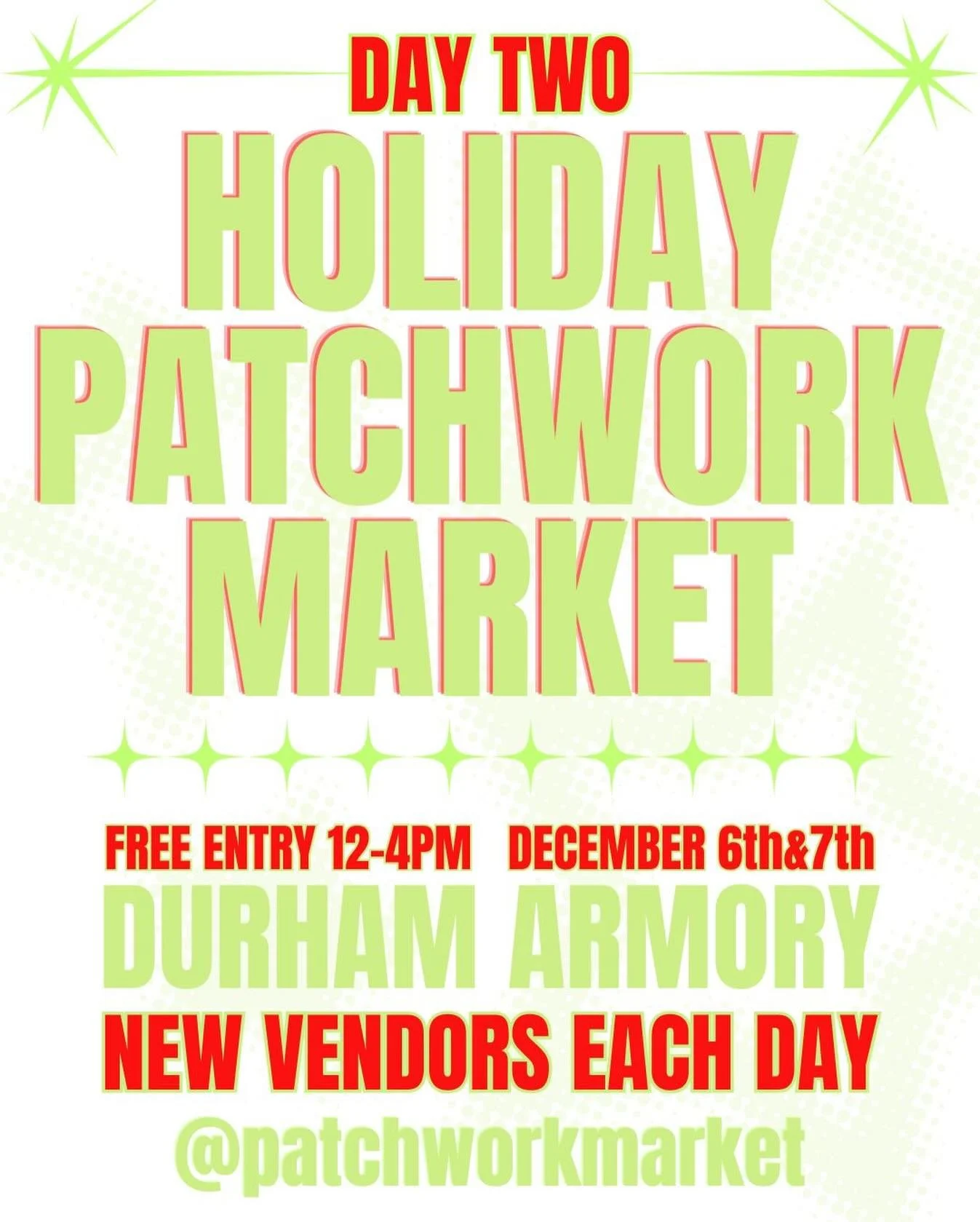One of the best curated markets around. See you at noon tomorrow and remember the first guests get a free tote from Patchwork!