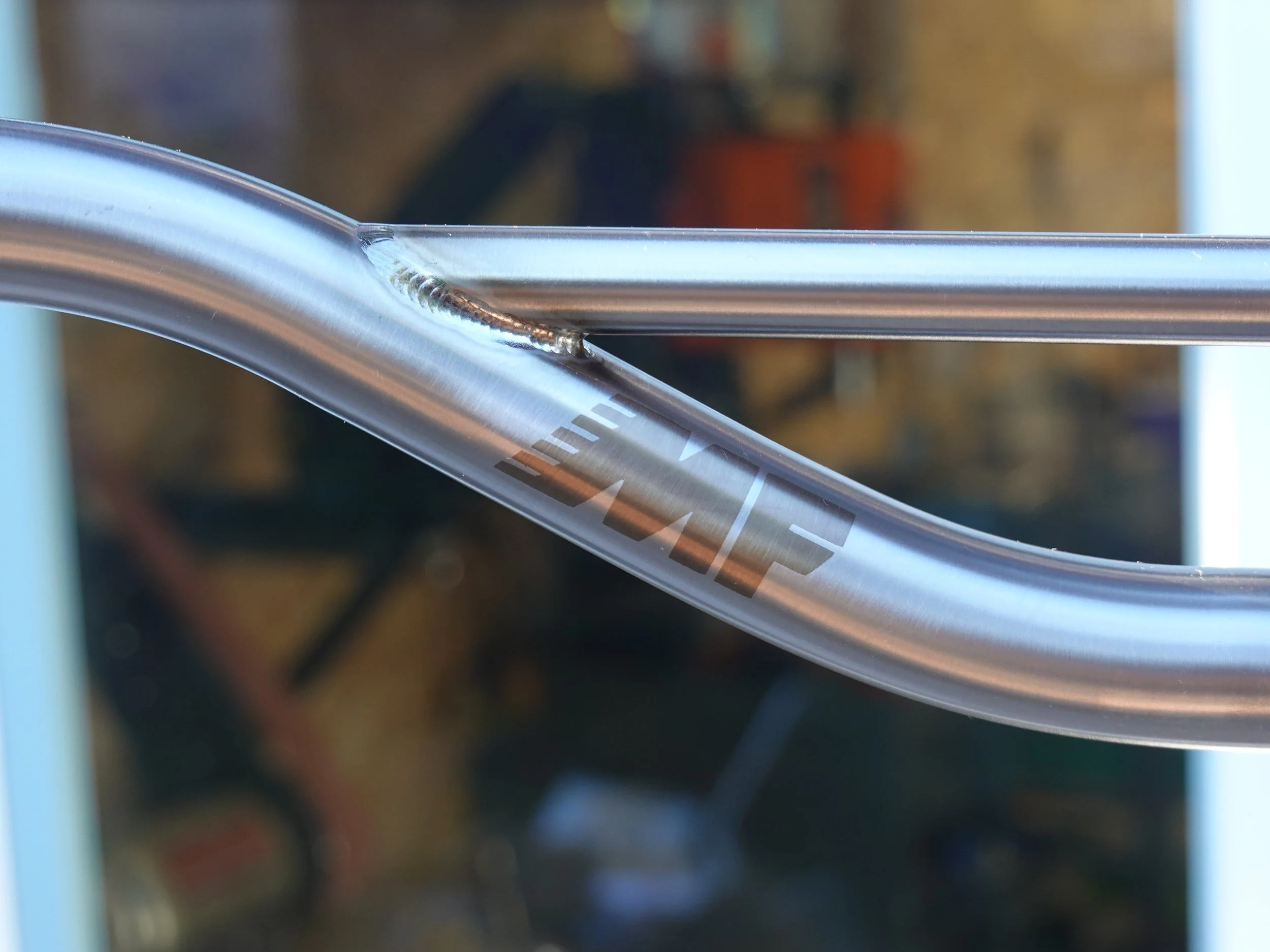 Titanium two-piece handlebars in-stock