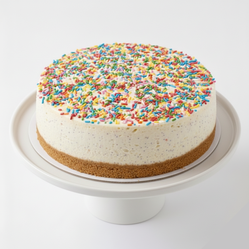 Birthday Sprinkle Cheesecake