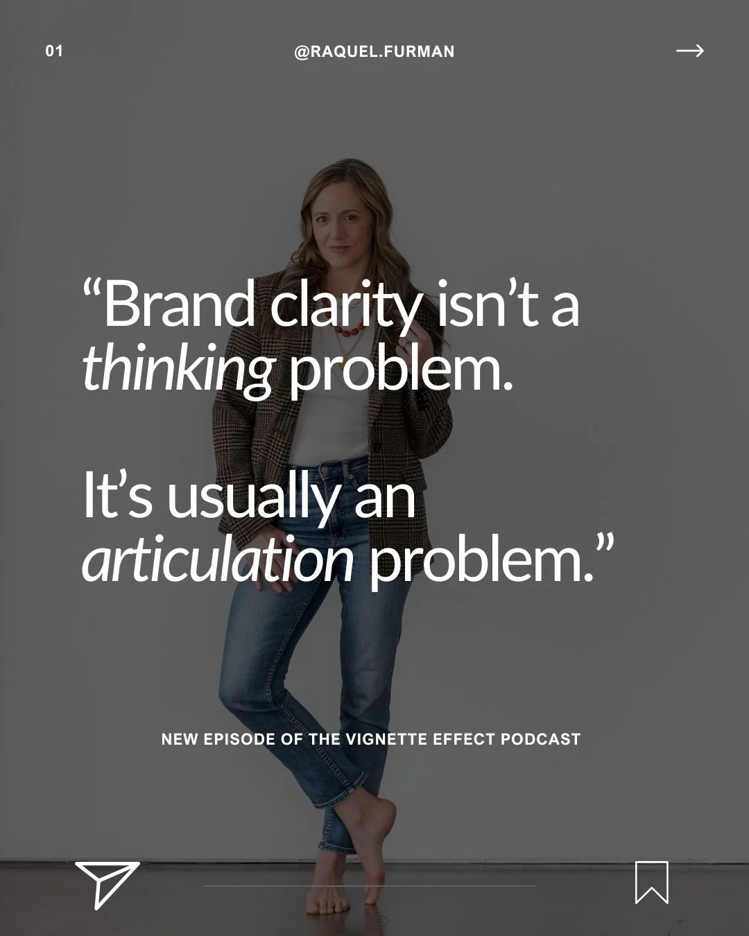 Clarity doesn&rsquo;t come from thinking harder, which honestly should come as great news considering how much our brains are processing right now. 🧠⚡️

It comes from articulation.

✨Clarity through articulation.✨ I hang my hat on that.

Talking, wr