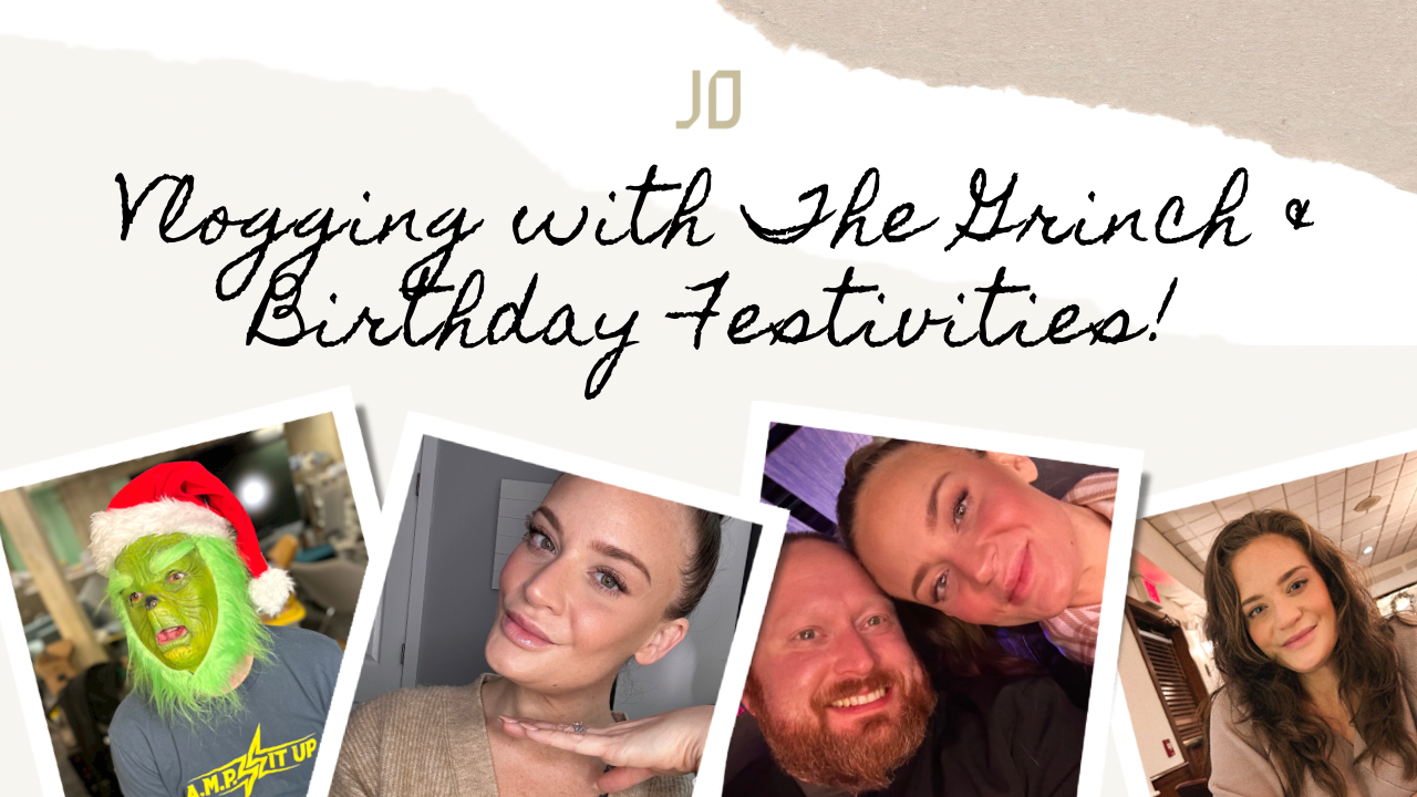 VLOGGING WITH THE GRINCH &amp; BIRTHDAY FESTIVITIES!
