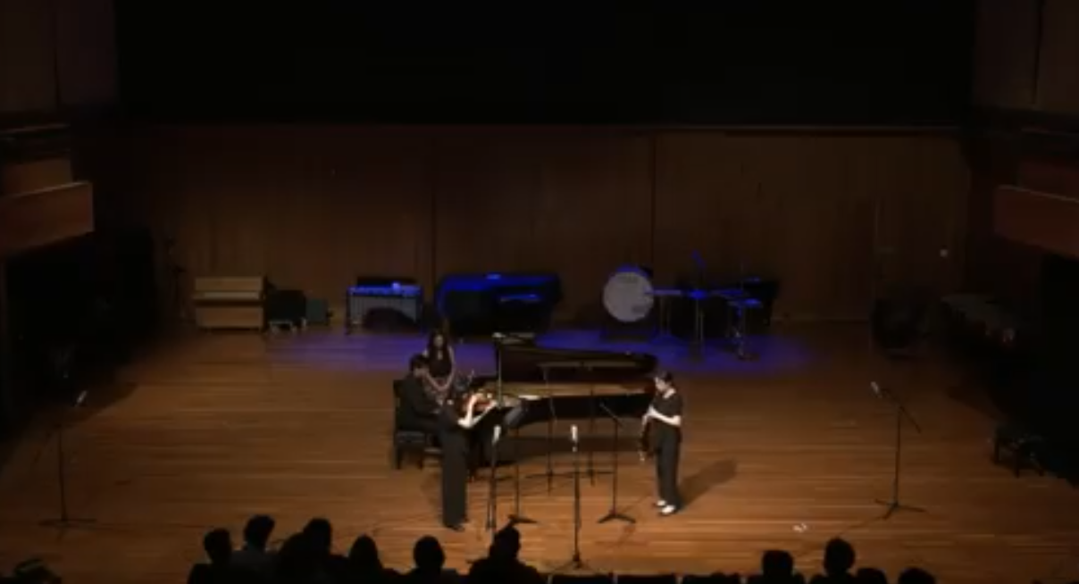Painting Catharsis On A Charcoal Canvas- Piano, Violin Clarinet