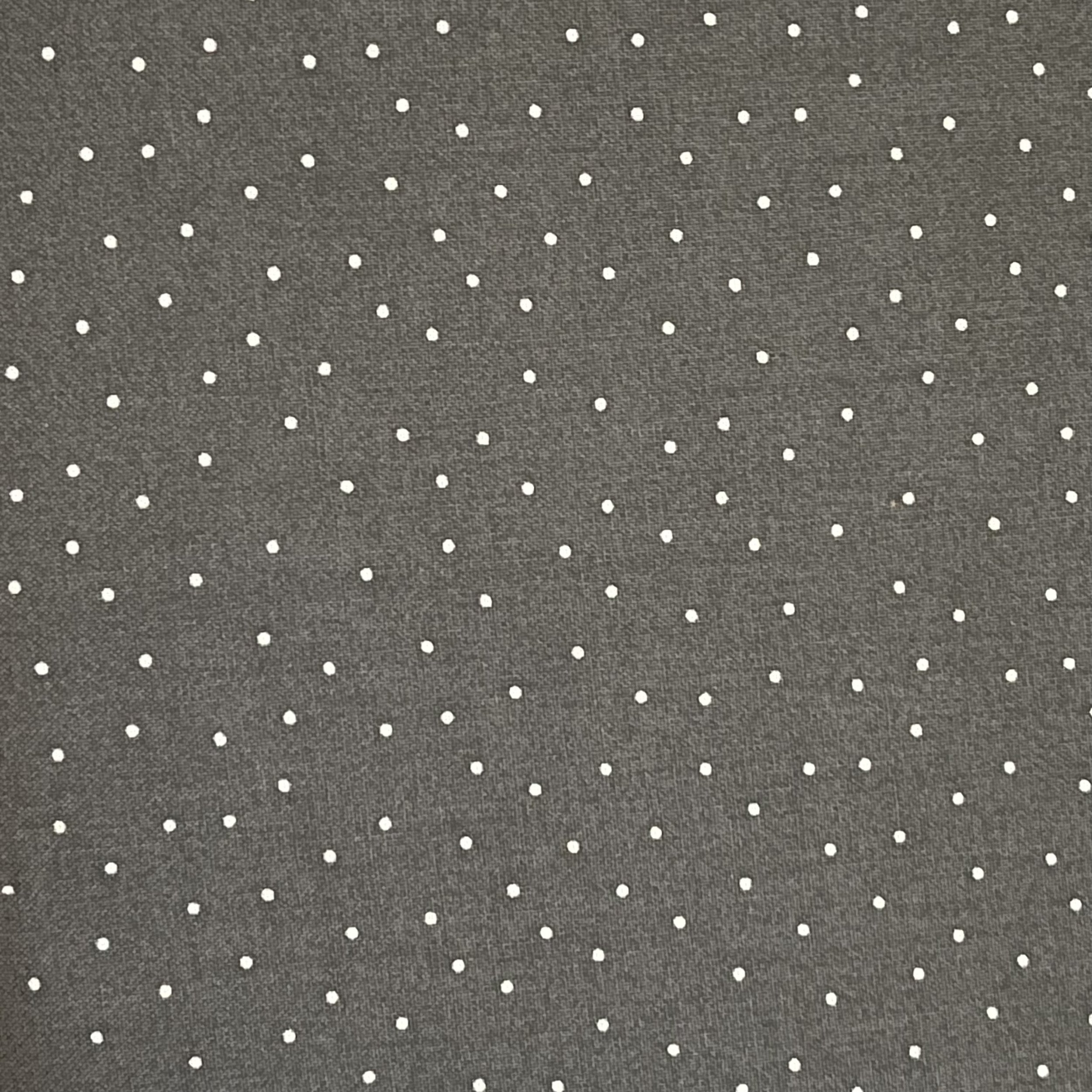 Kimberbell New Refreshed Basic For Maywood Studio Gray Background With White Pin Dot Over All
