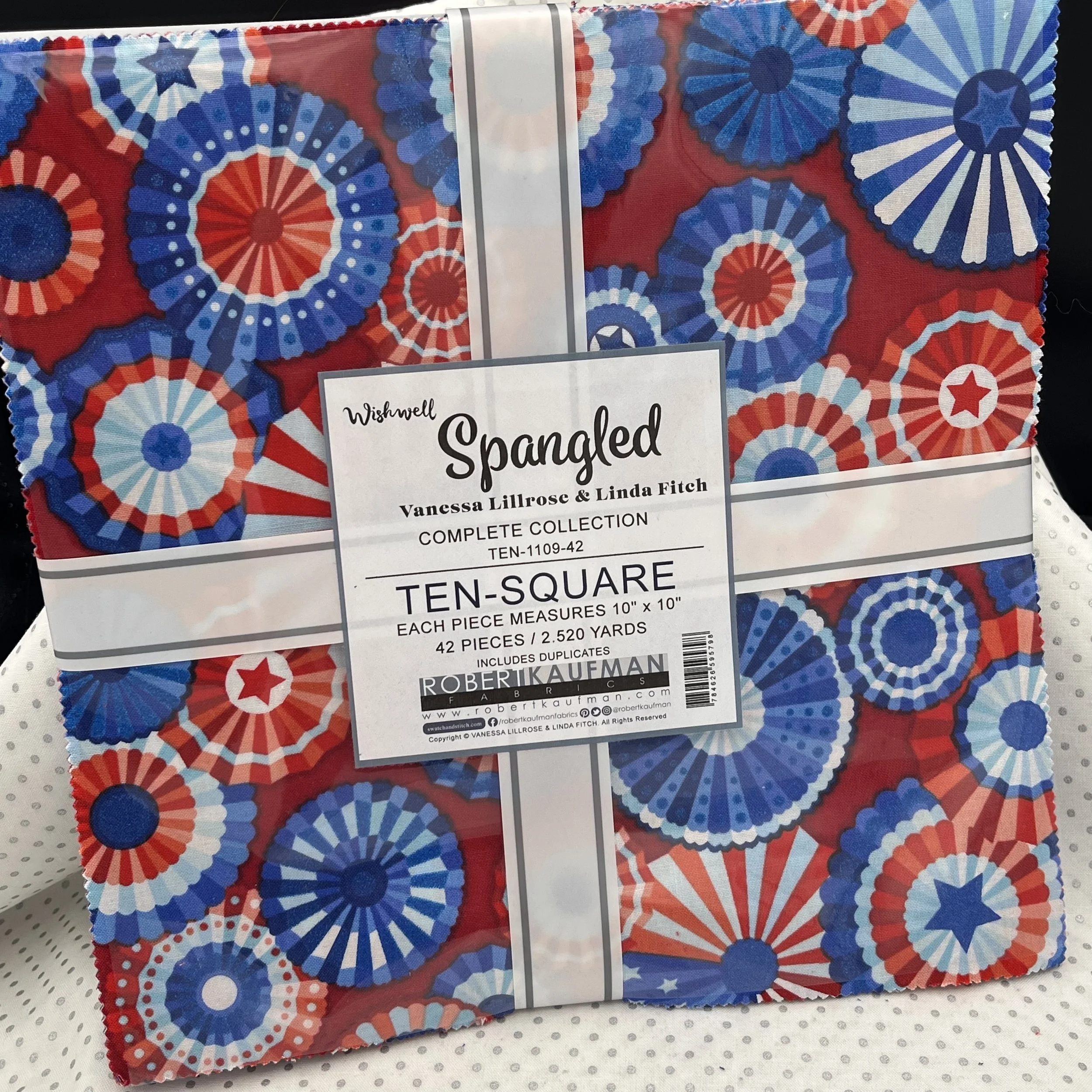 Spangled 10" Layer Cake - by Vanessa Lillrose & Linda Fitch - for Robert Kaufman