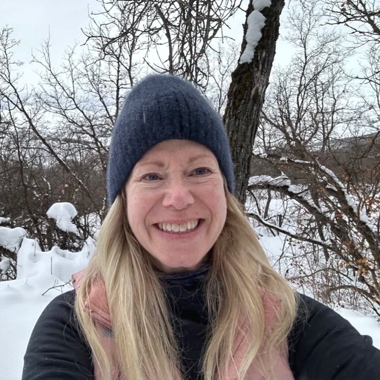 Allie Irwin hypnotist and coach and creator of the Treasure Map Process takes a selfie near her home in Utah