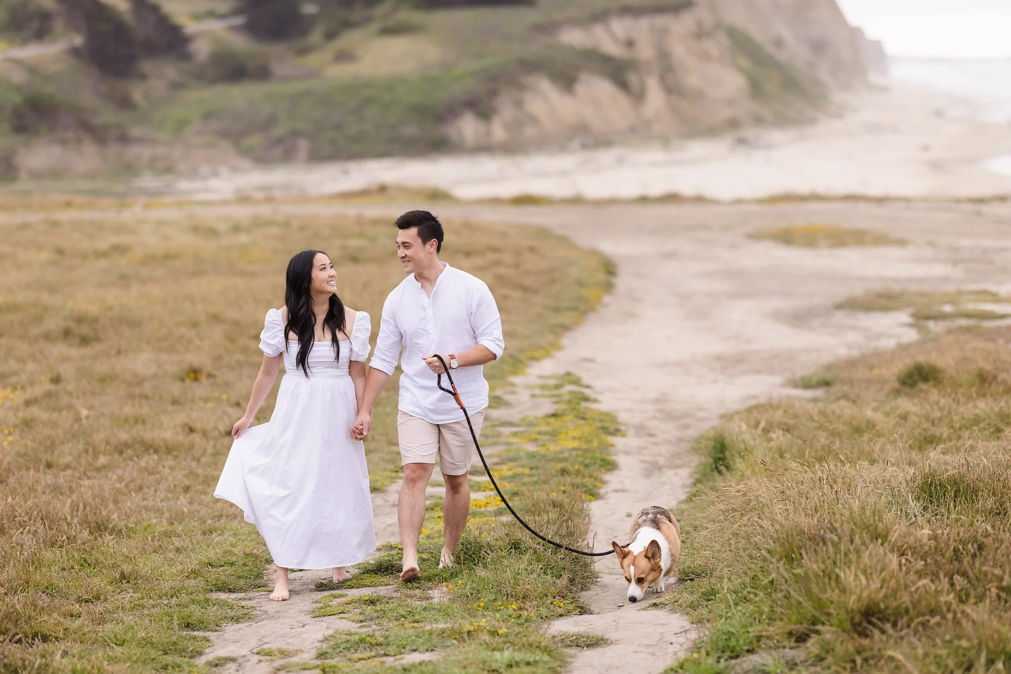 Captured by the Coast: A Dreamy Beach Engagement in California