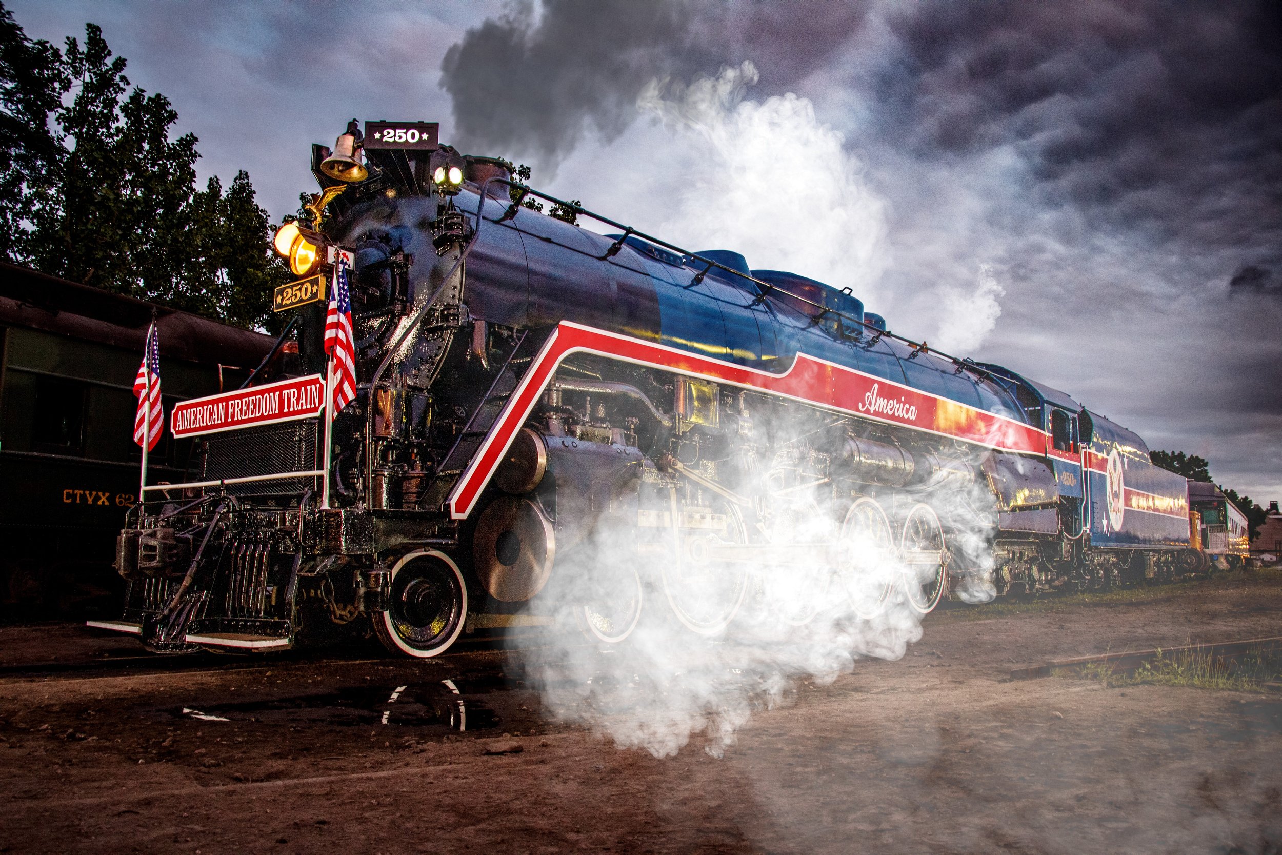 American Steam Railroad To Raise $18,000 To Move American Freedom Train 250 Under Steam