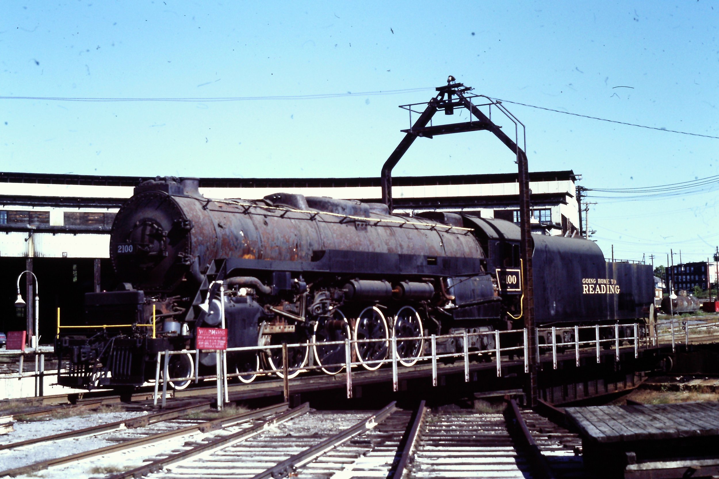 No. 2100 just prior to its late-1980s rebuild. — Unknown date, Gary Bensman photo.