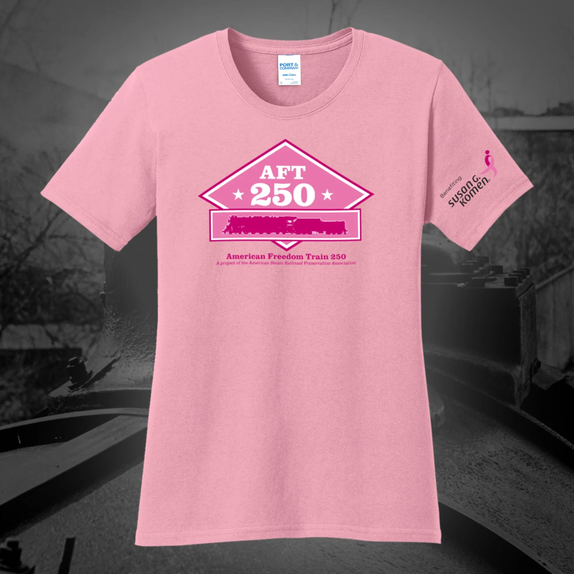 Susan G. Komen Edition - American Freedom Train 250 T-Shirt