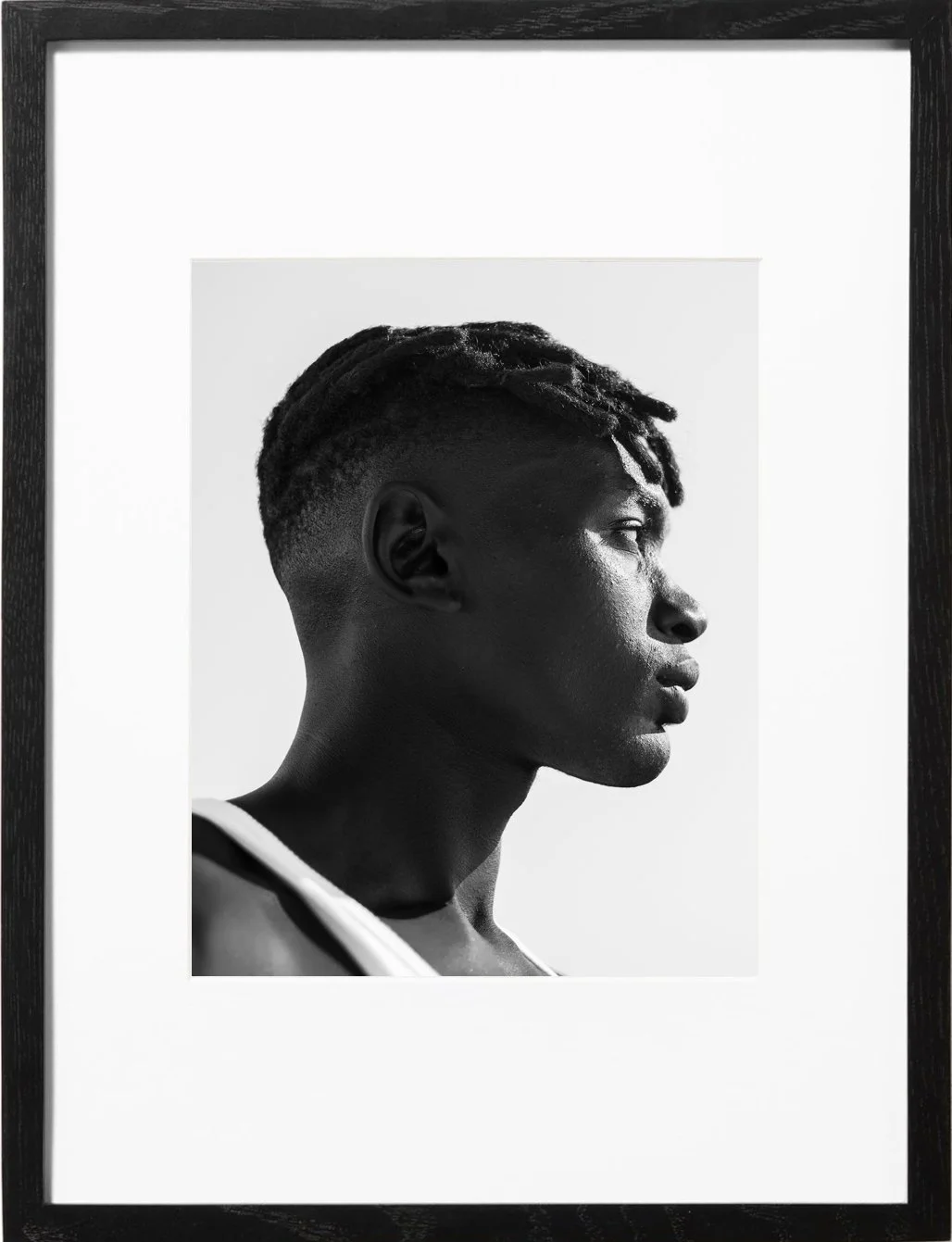 Black and white framed photograph in Vancouver