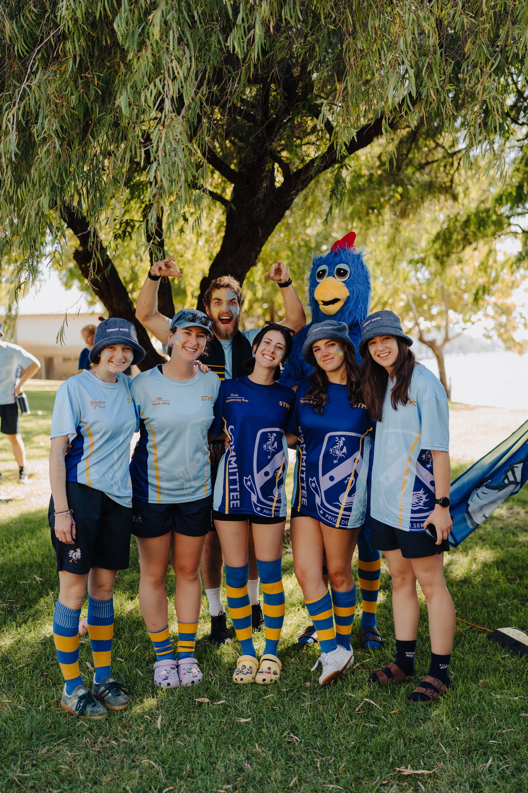 Residential college students from St Thomas More College