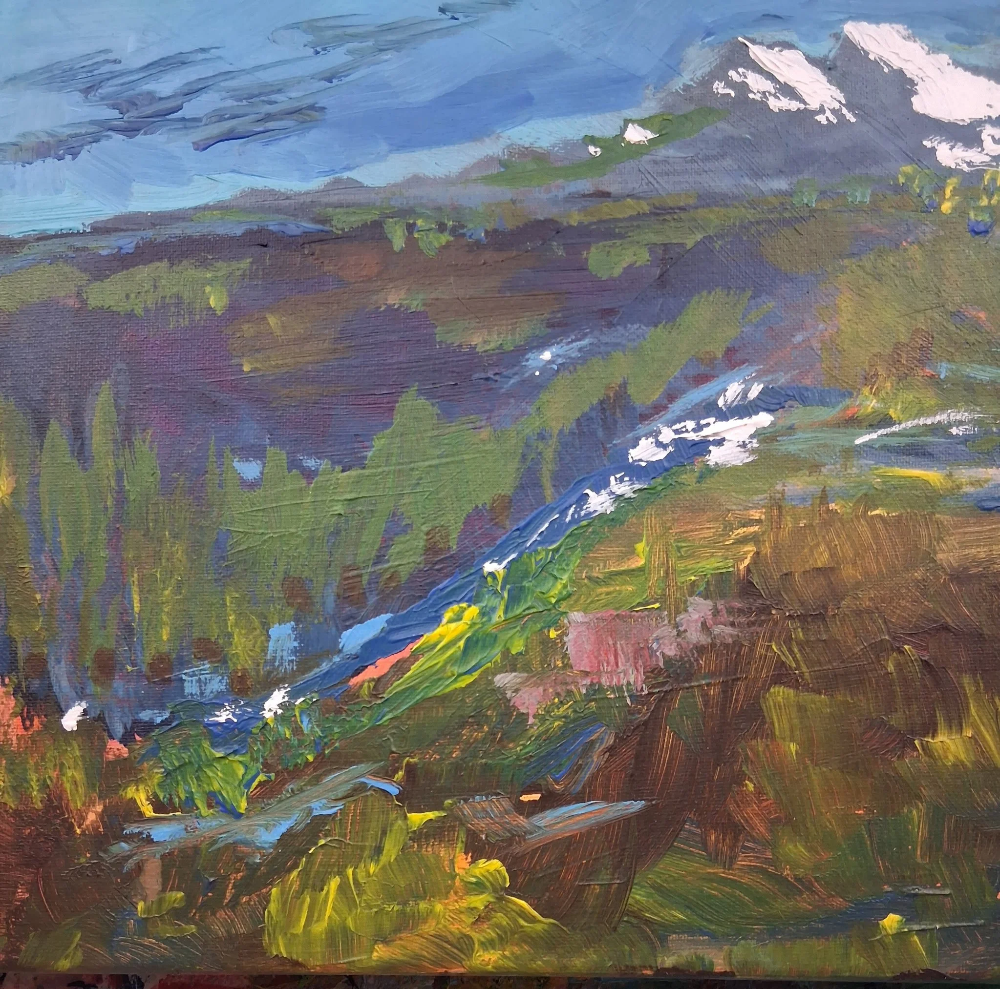 High Mountains and River Running, Glacier National Park