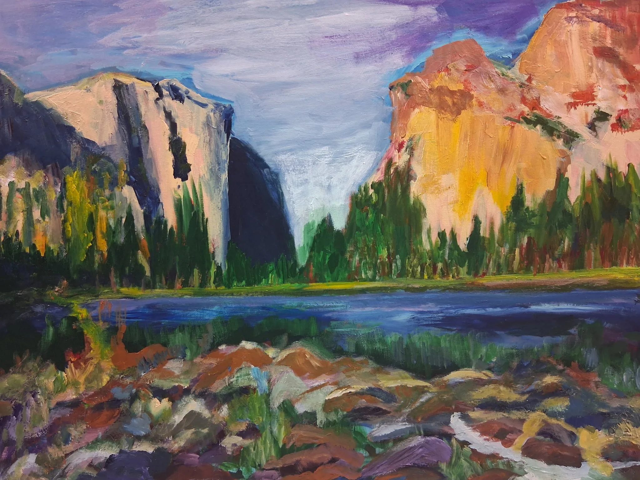 Yosemite Valley at Sunset