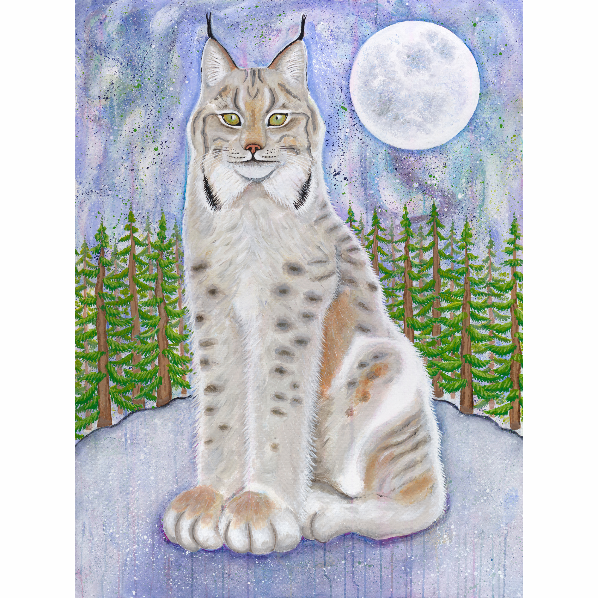 Original Painting "What Are You Looking At?" (Canada Lynx)