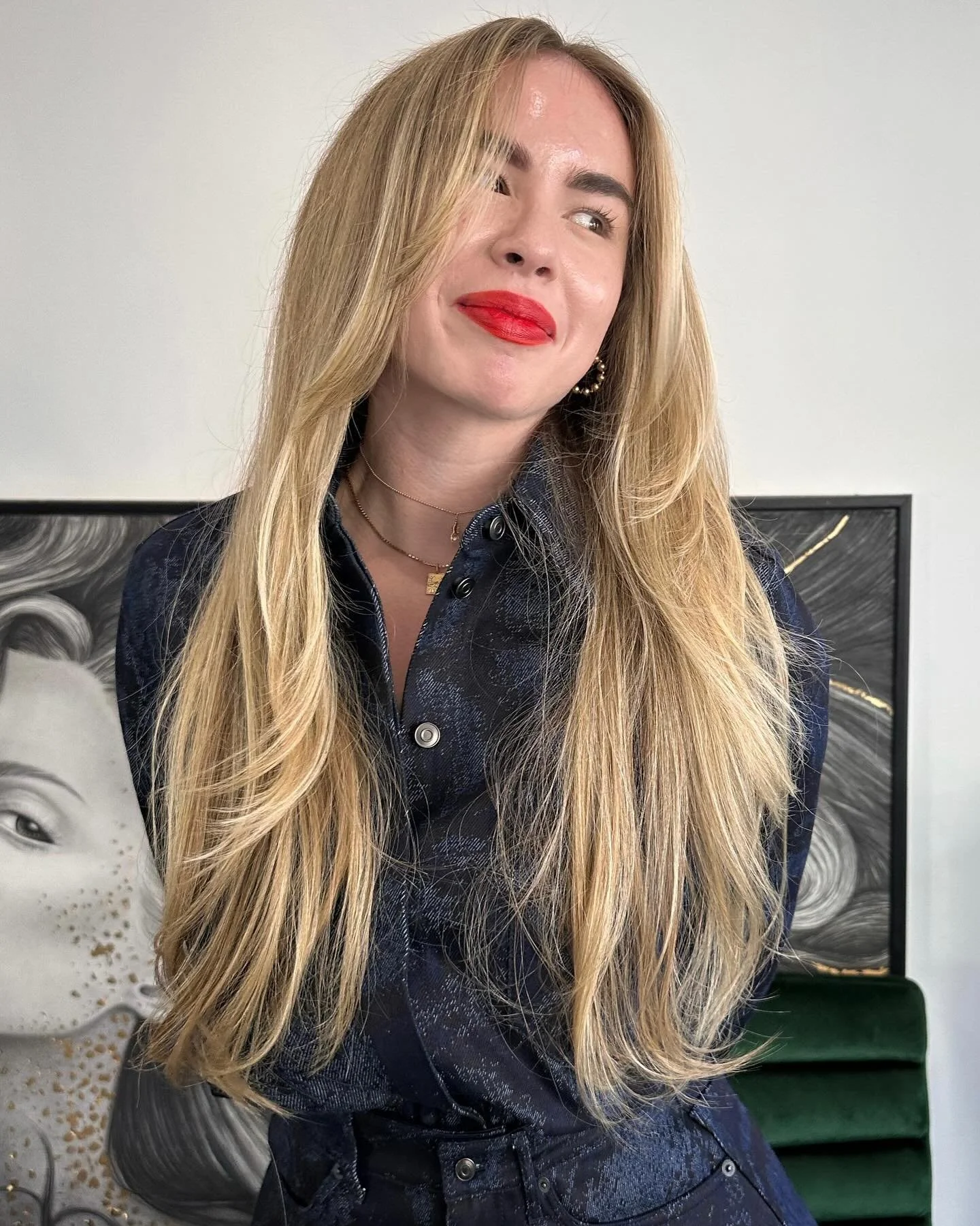 Art Basel Blonde Balayage, she was feeling her fresh blonde 🔥🔥🔥 used @lorealpro and @redkenpro shades EQ and @k18hair #miamihairstylist #miamibeach #artbaselhair #miamihaircolorist #brightblondehair