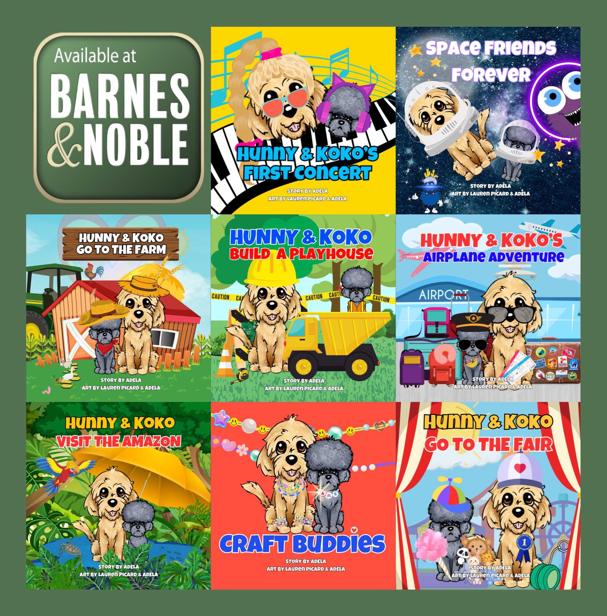 Hunny &amp; Koko Is Now on Barnes &amp; Noble