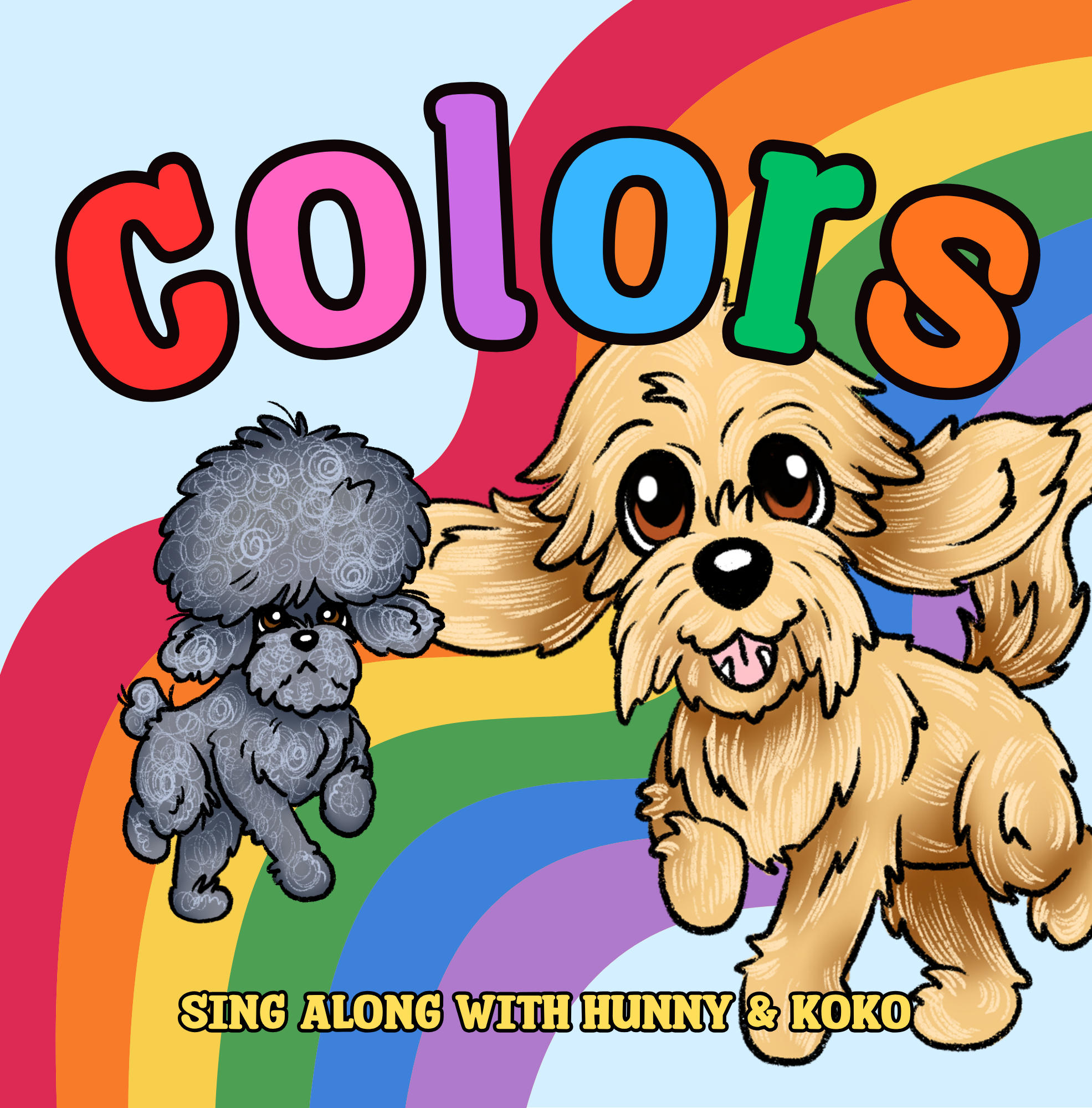 Learn Colors with Hunny &amp; Koko 🌈🎶