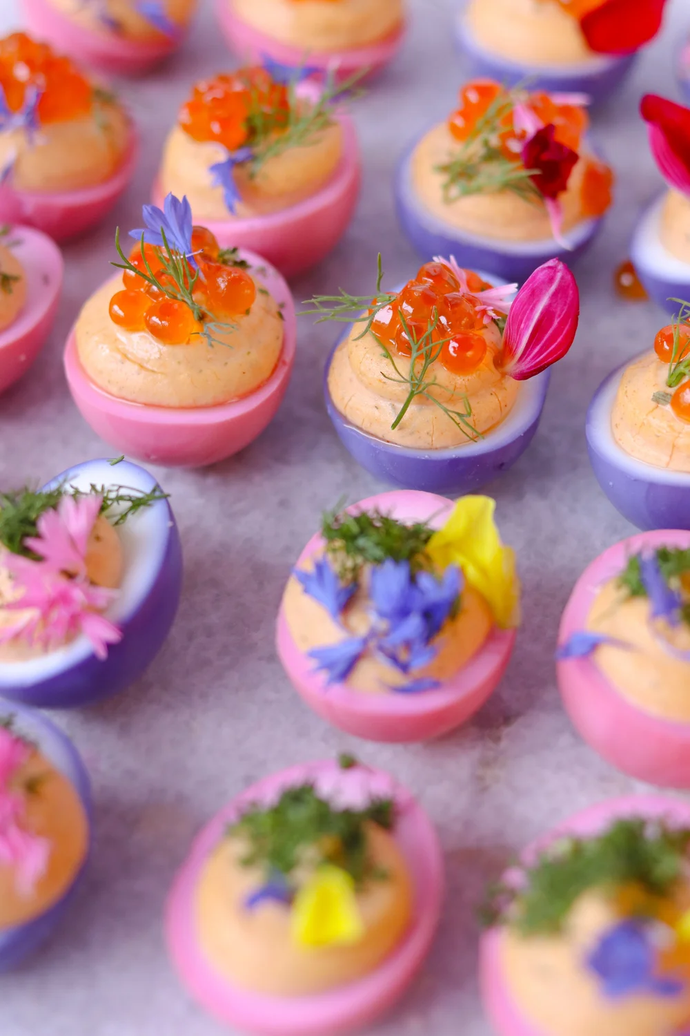 VOTED Calgary's BEST Devilled Egg Deviled Egg Caviar Pink Beautiful Baby  Bridal Shower Catering — Brie Banquet