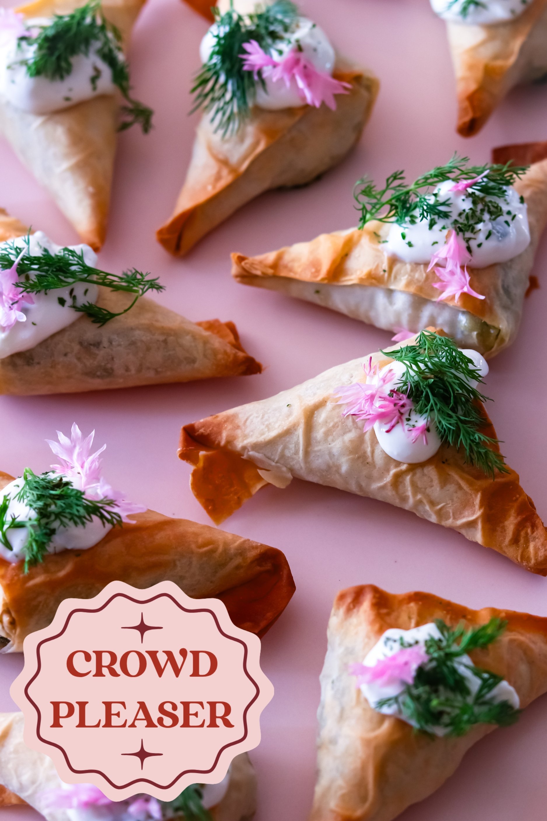 Spanakopita Spinach + Cheese Triangles