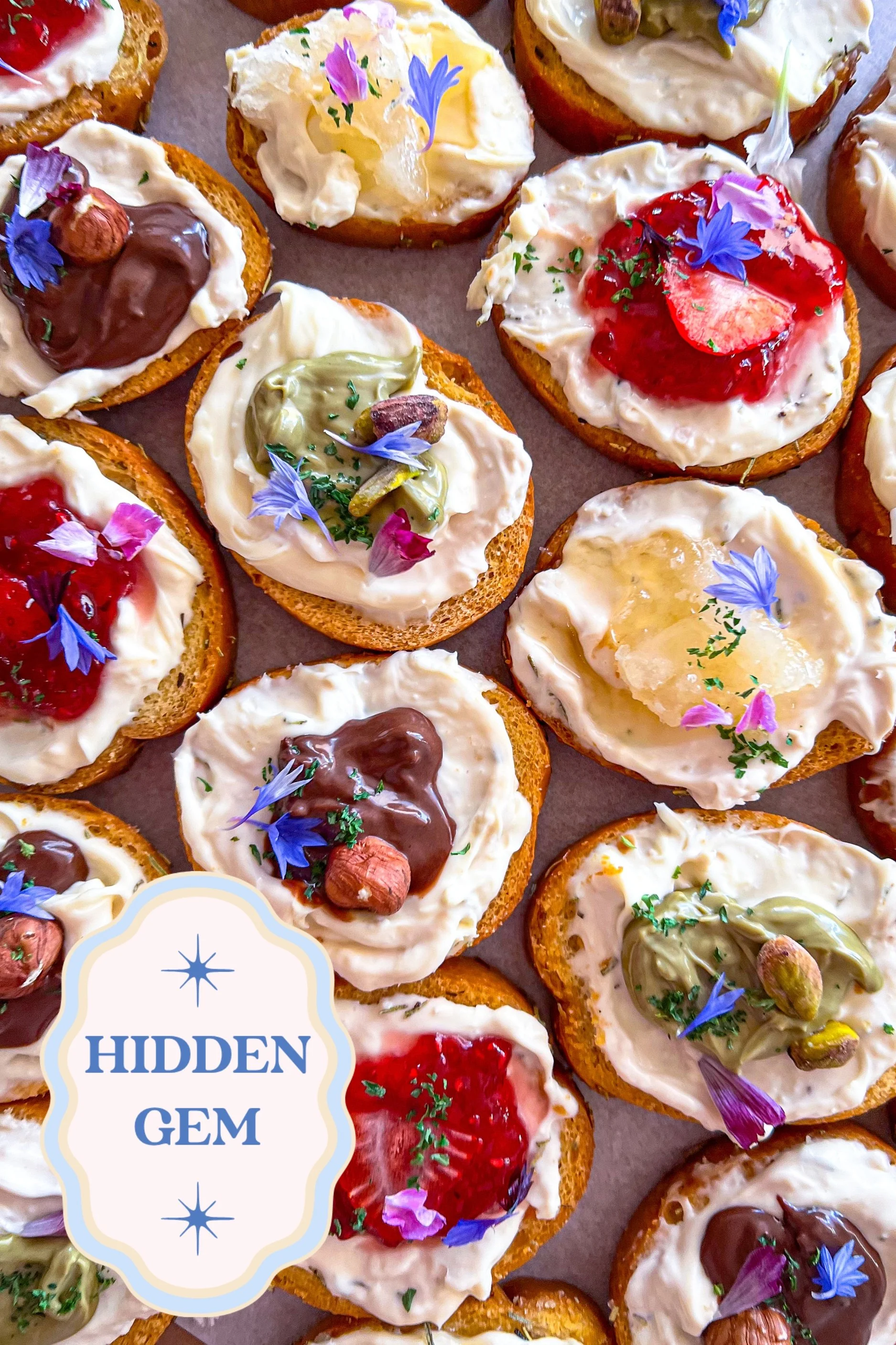 True Triple Crème Brie Toasts {3 Flavours}