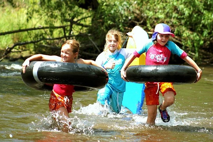 Splashing in the Creek.JPG