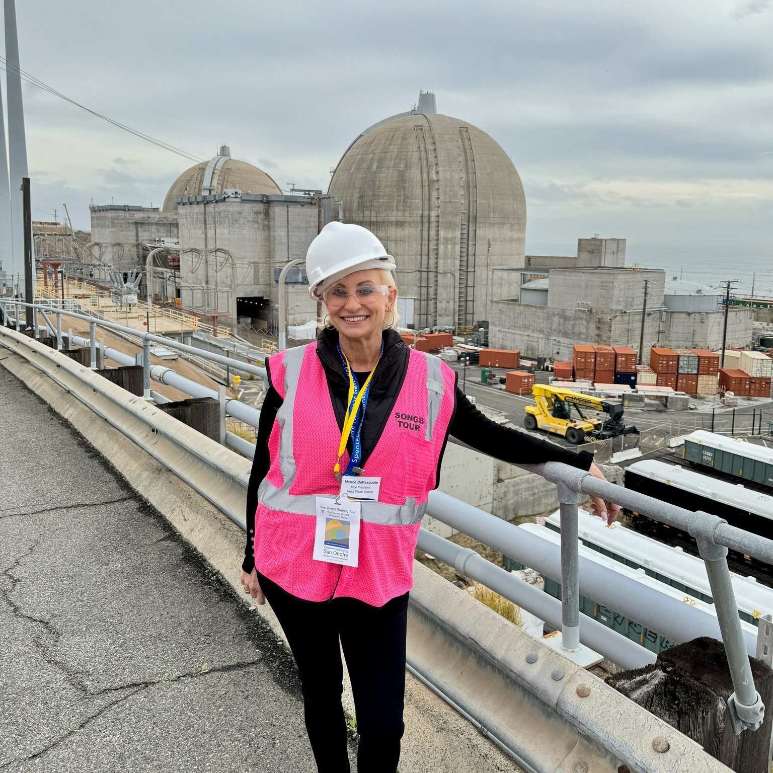Tour of San Onofre Nuclear Generating Station (SONGS with Edison Southern California to discuss how they are safely decommissioning SONGS in full compliance with state and federal regulations - February 2024