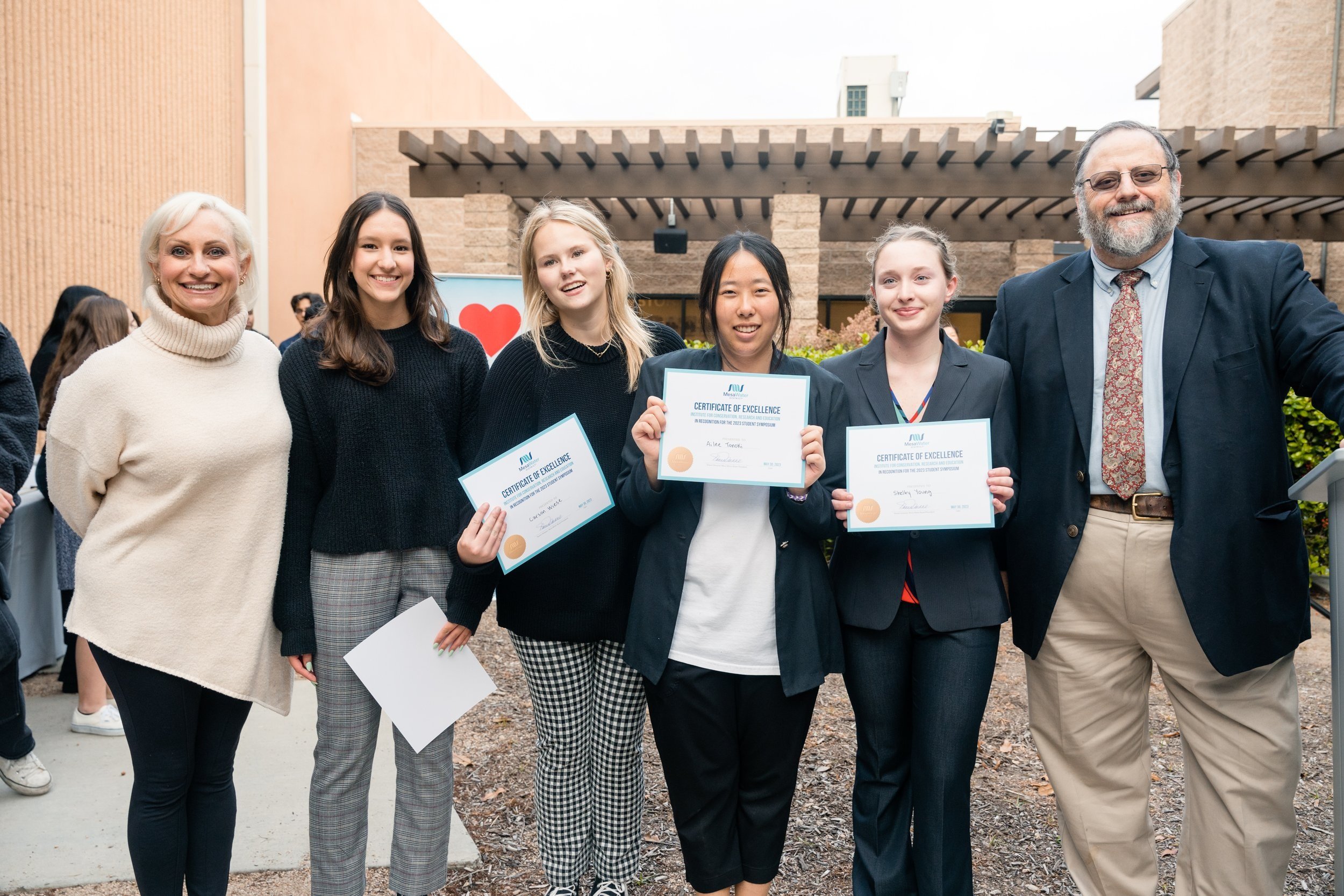 MWD Science Contest Winners from Costa Mesa High School - April 2023