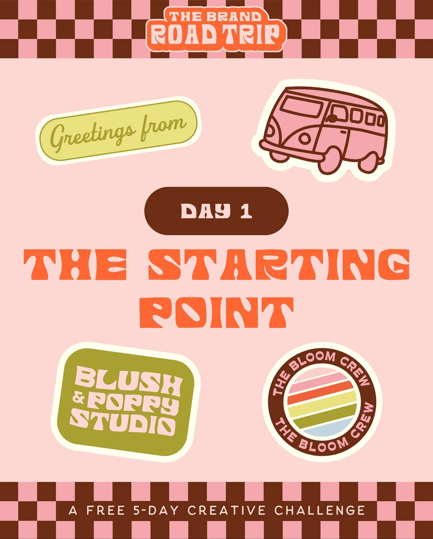 We officially hit the road for the 5-Day Brand Road Trip! 🚌🌸

This week we&rsquo;re laying the foundation for your brand strategy, the roadmap that guides every design decision!

Before I even think about colours or fonts, I always start with brand