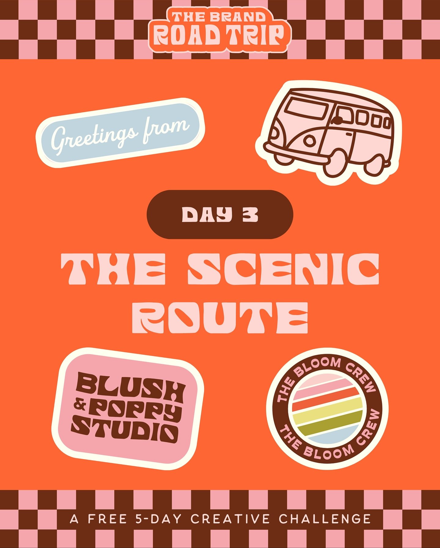We&rsquo;ve officially arrived at The Scenic Route for Day 3 of The Brand Road Trip! 🚌🌸

Yesterday, we refuelled with your why &mdash; today, we&rsquo;re mapping out who you&rsquo;re creating all of this for: your dream clients 💕

Because when you