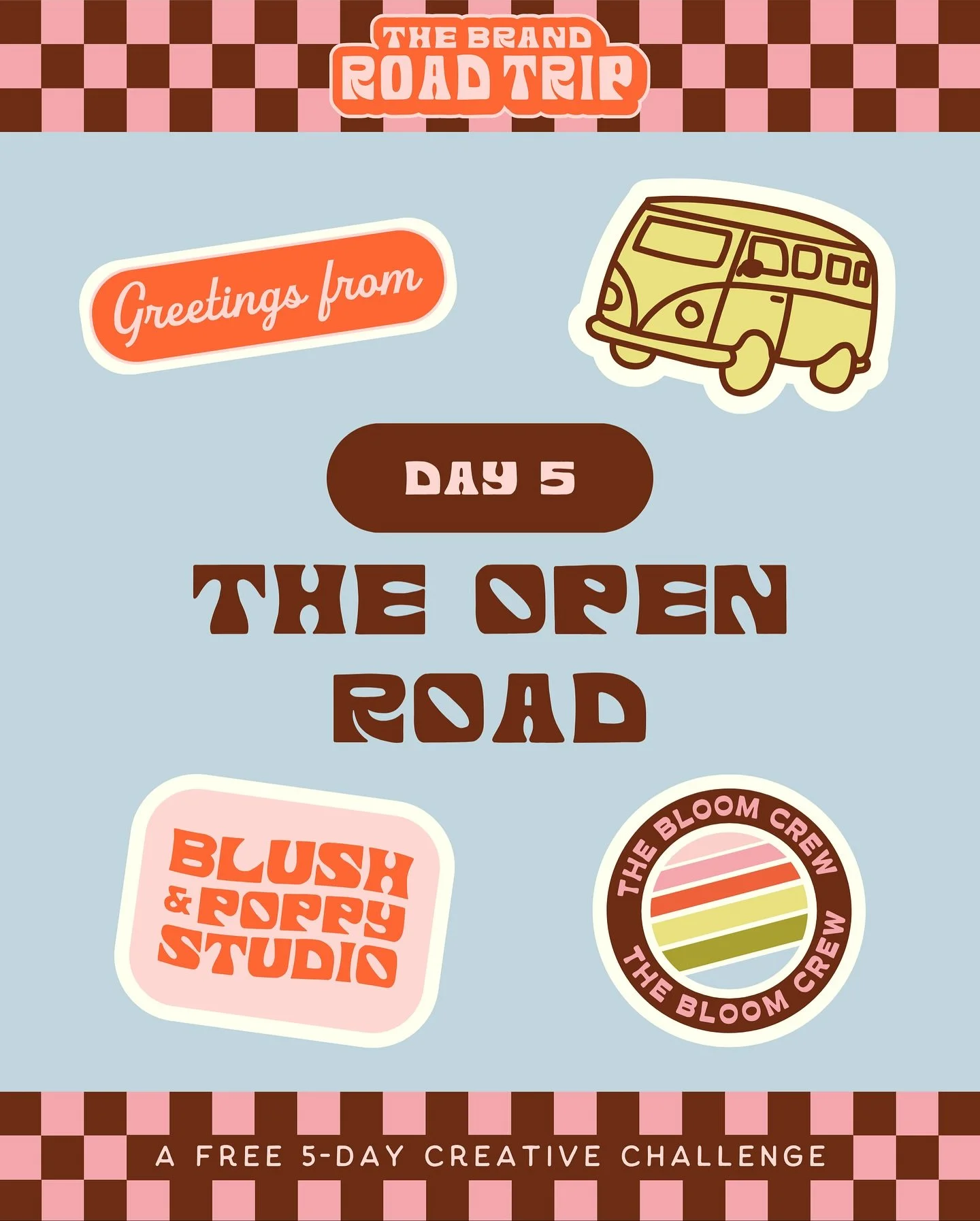 We&rsquo;ve officially rolled onto The Open Road for Day 5 of The Brand Road Trip! 🚌🌸

All week long, you&rsquo;ve been reflecting, refuelling and rediscovering what makes your brand yours. Today is all about bringing it all together and trusting y