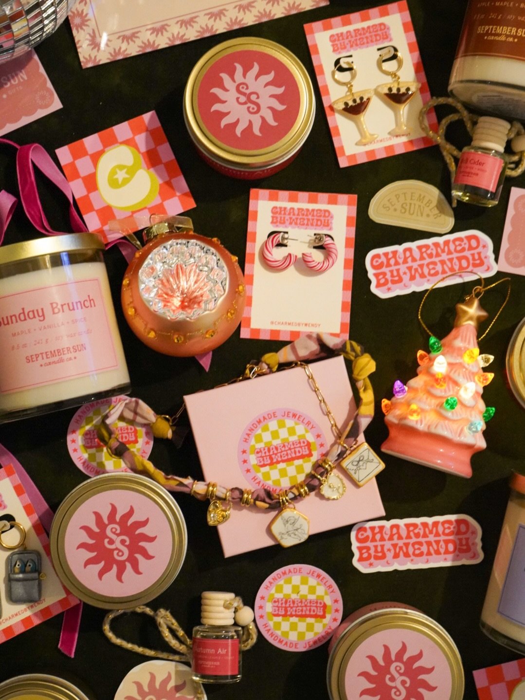 One of my favourite ways to support my clients over the holidays is by actually buying from them and gifting their beautiful products 🎁

Both @charmedbywendy and @septembersuncandleco went through The Flower Field &mdash; from brand strategy to visu