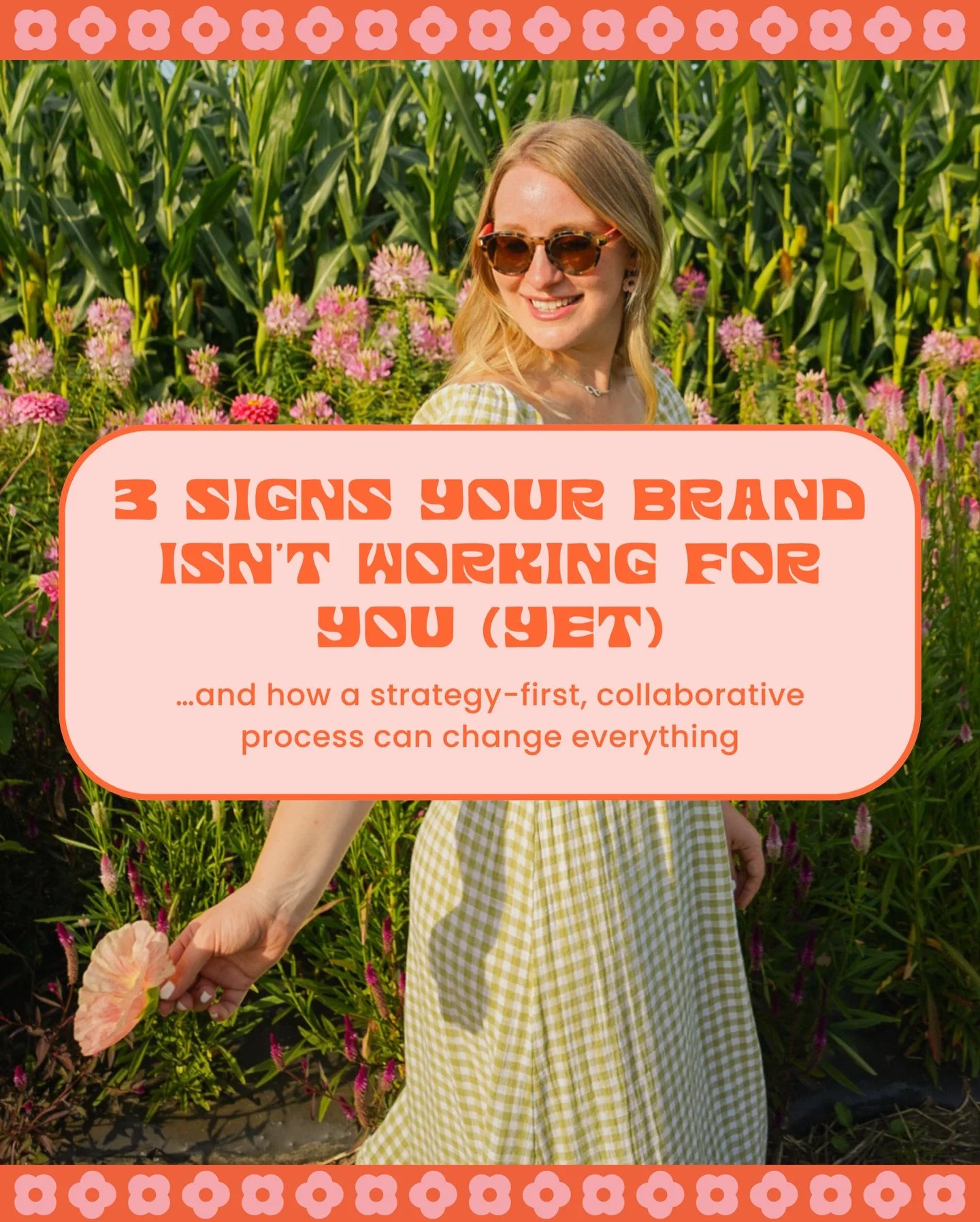 If you&rsquo;re nodding along to any of these signs, it might be time for a rebrand ✨

Not a quick logo refresh or new colours but a brand built on strategy, with room to grow into who you&rsquo;re becoming as a business owner 💕

🌸 The Flower Field