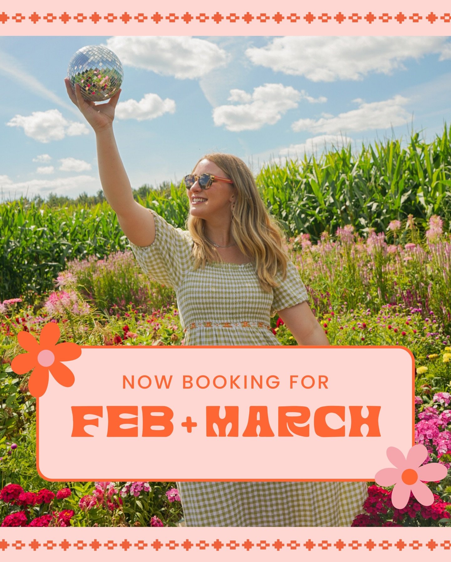 Now booking for February + March ✨

The Flower Field is a strategy-first, collaborative brand experience for creative businesses who&rsquo;ve outgrown their current brand, want something that truly reflects where they&rsquo;re headed and can grow alo
