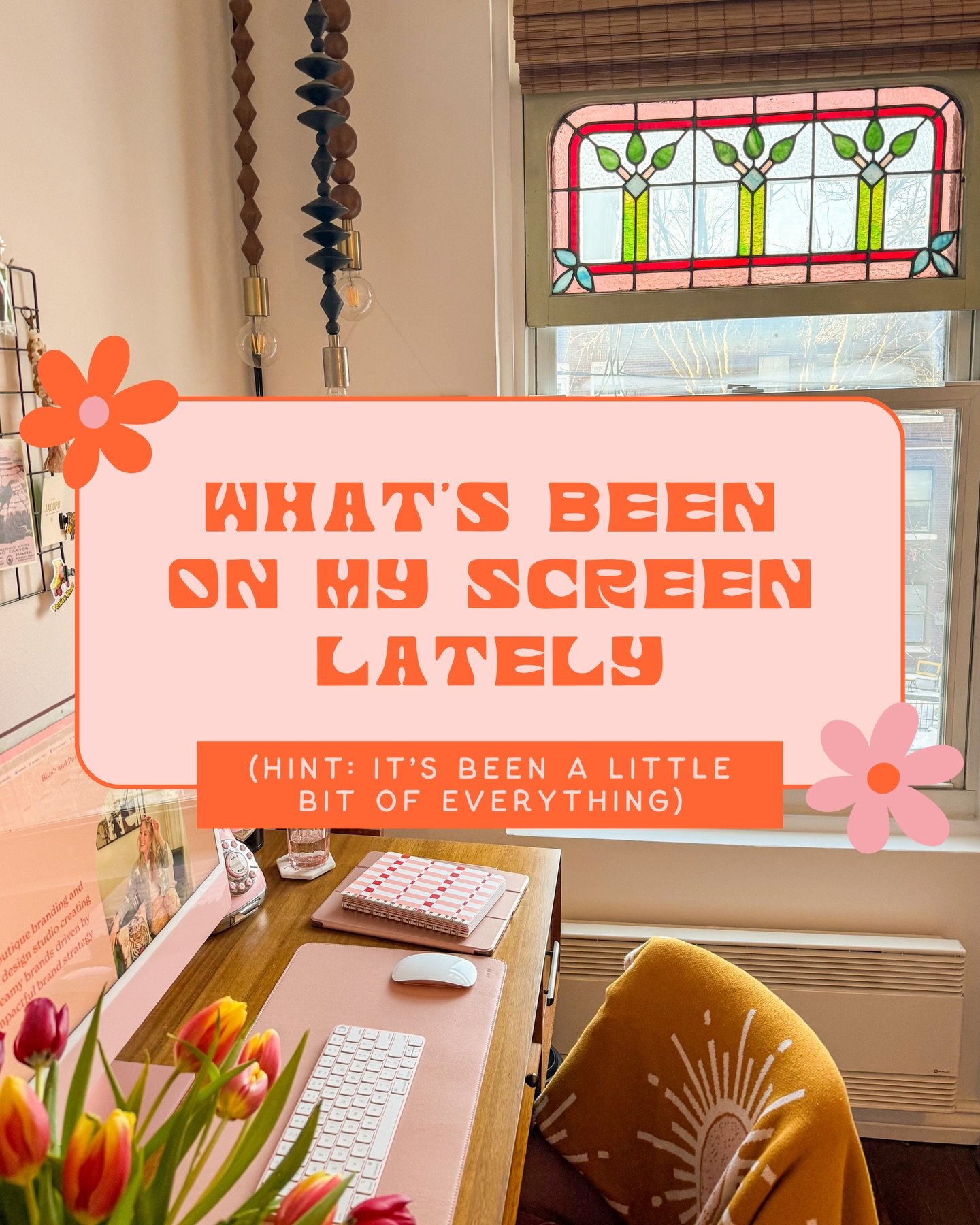 Lately my screen has been a little bit of everything&hellip; and honestly, I kind of love it!

One day I&rsquo;m working on a bright, floral therapy website, the next it&rsquo;s a moody, editorial social brand, then a strategy audit for a groovy mobi