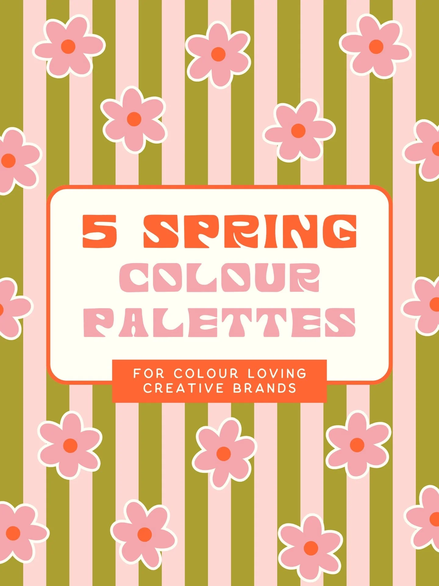 Spring is my favourite season, obviously 💁🏼&zwj;♀️ with all the flowers starting to bloom 🌸 So I felt inspired to put together these 5 fresh colour palettes inspired by florals 🌷

I love using flowers as a starting point for colour because the co
