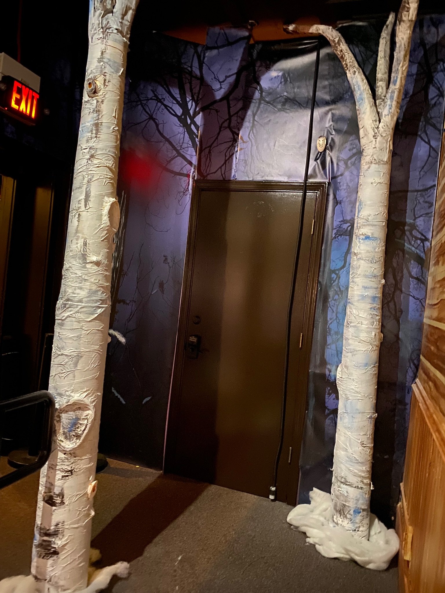 Faux Birch Trees for an Immersive Bar