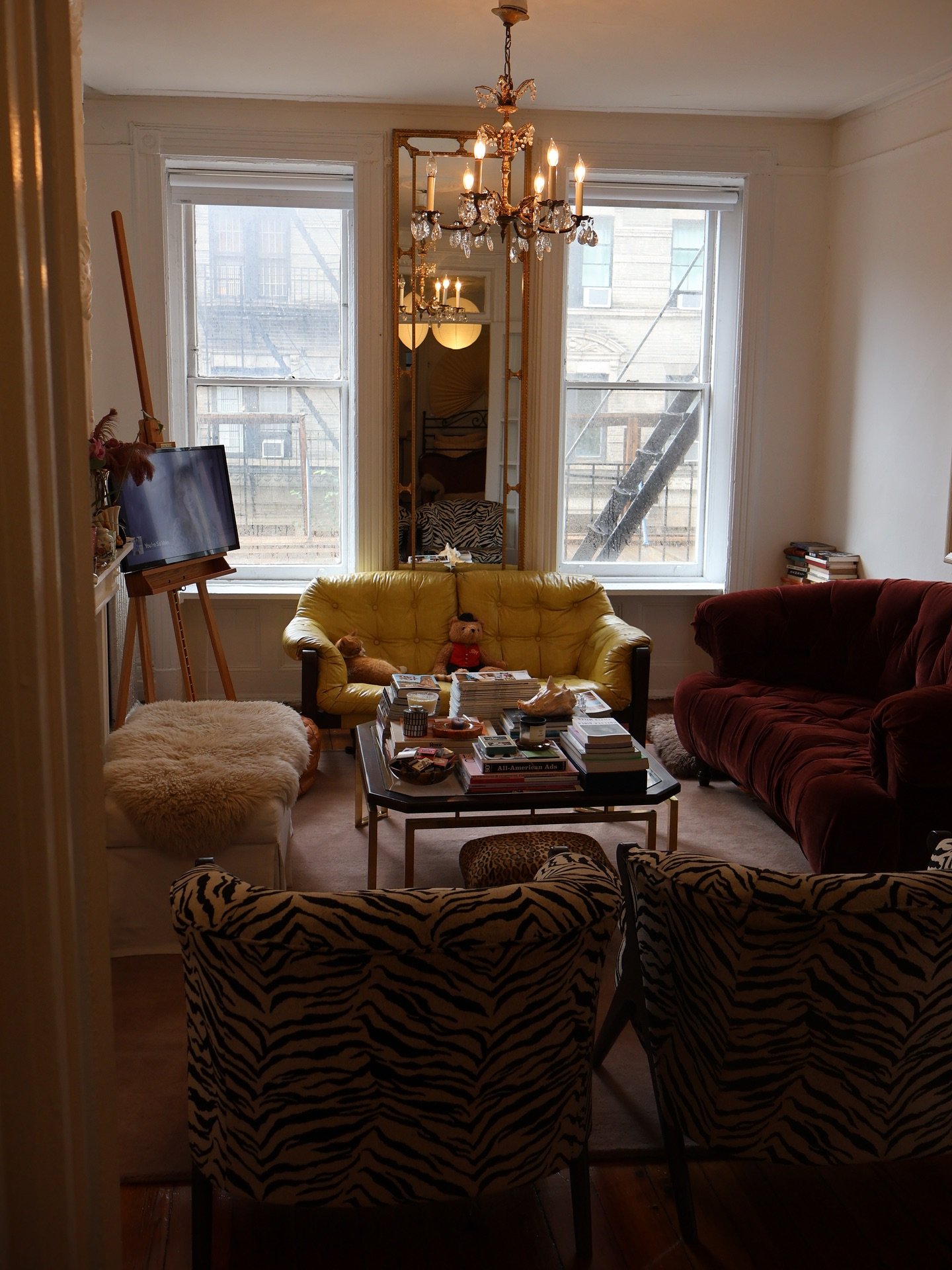 one year in the Beauty Queen apartment - my dream apartment &lt;3 every piece has a story: how it found me and how it made its way here. If you showed my kid self a photo of this place, I think she&rsquo;d know it was her future home without being to