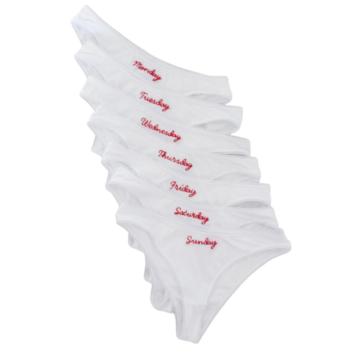 Days Of The Week Undies