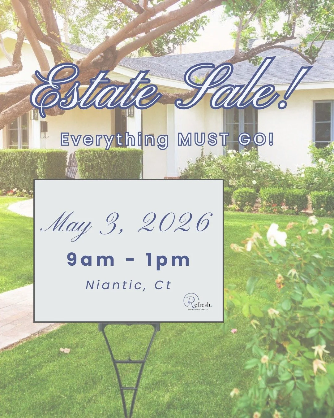 Estate sales can feel overwhelming &mdash; decades of memories, belongings, and decisions all at once. If you're in the Niantic area and need support clearing out a home with zero judgment, we're here to help make the process easier.

Everything must