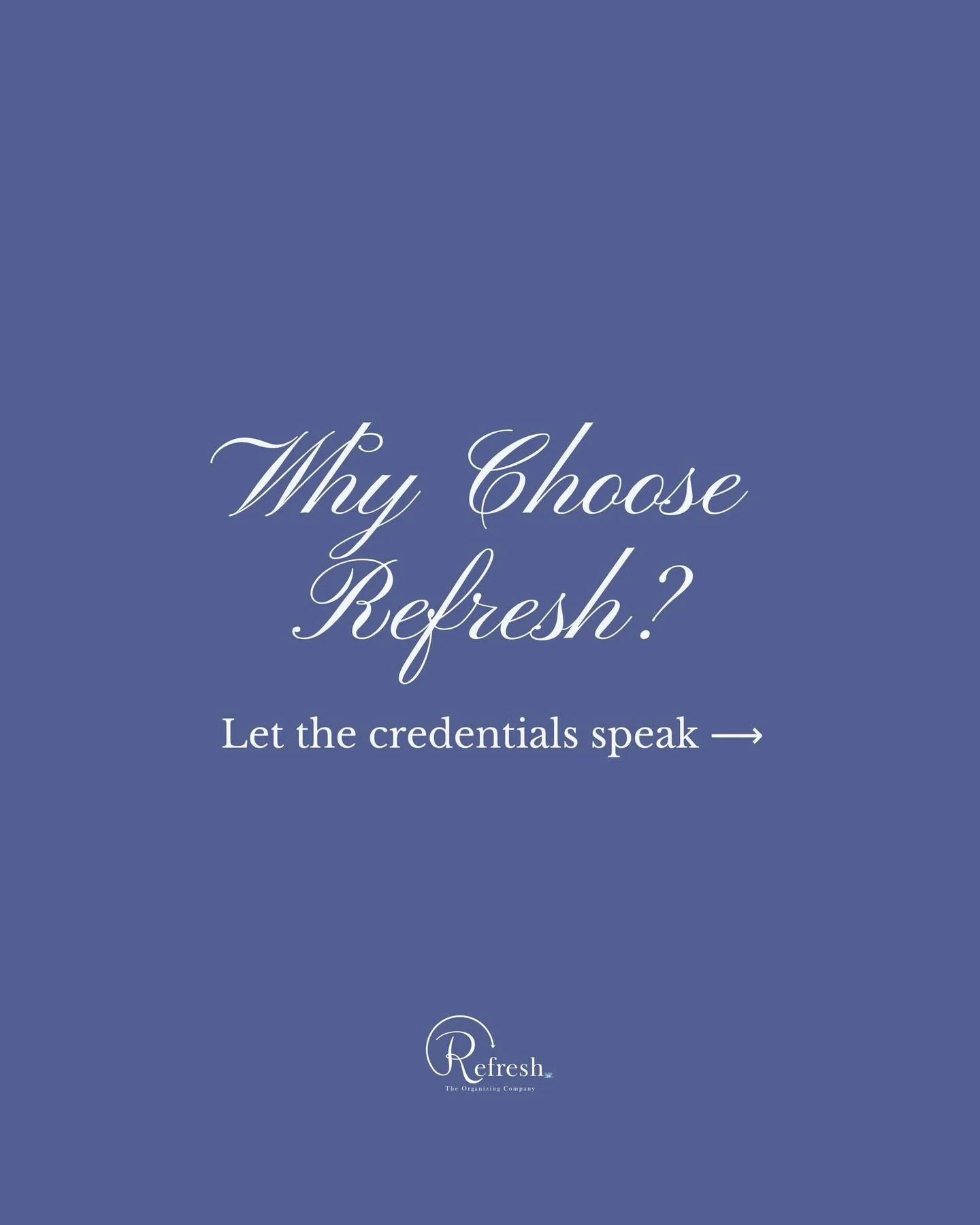 Choosing a professional organizer means inviting someone into your home and your daily life. That trust matters.

At REFRESH, our work is shaped by a background in education, hands-on experience, and a deep understanding that every home functions dif