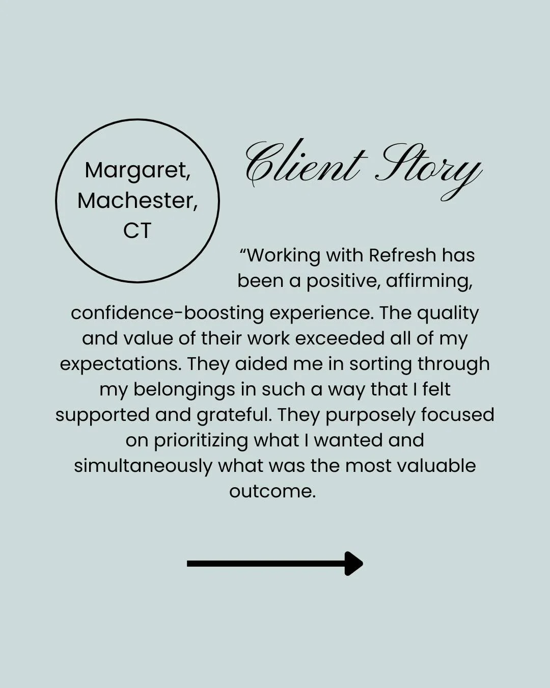 When your client writes you a love letter and calls you a "different league entirely" 👏

Margaret gets it. It's not just about the bins and labels (though we do love a good label). It's about feeling supported, heard, and like you're final