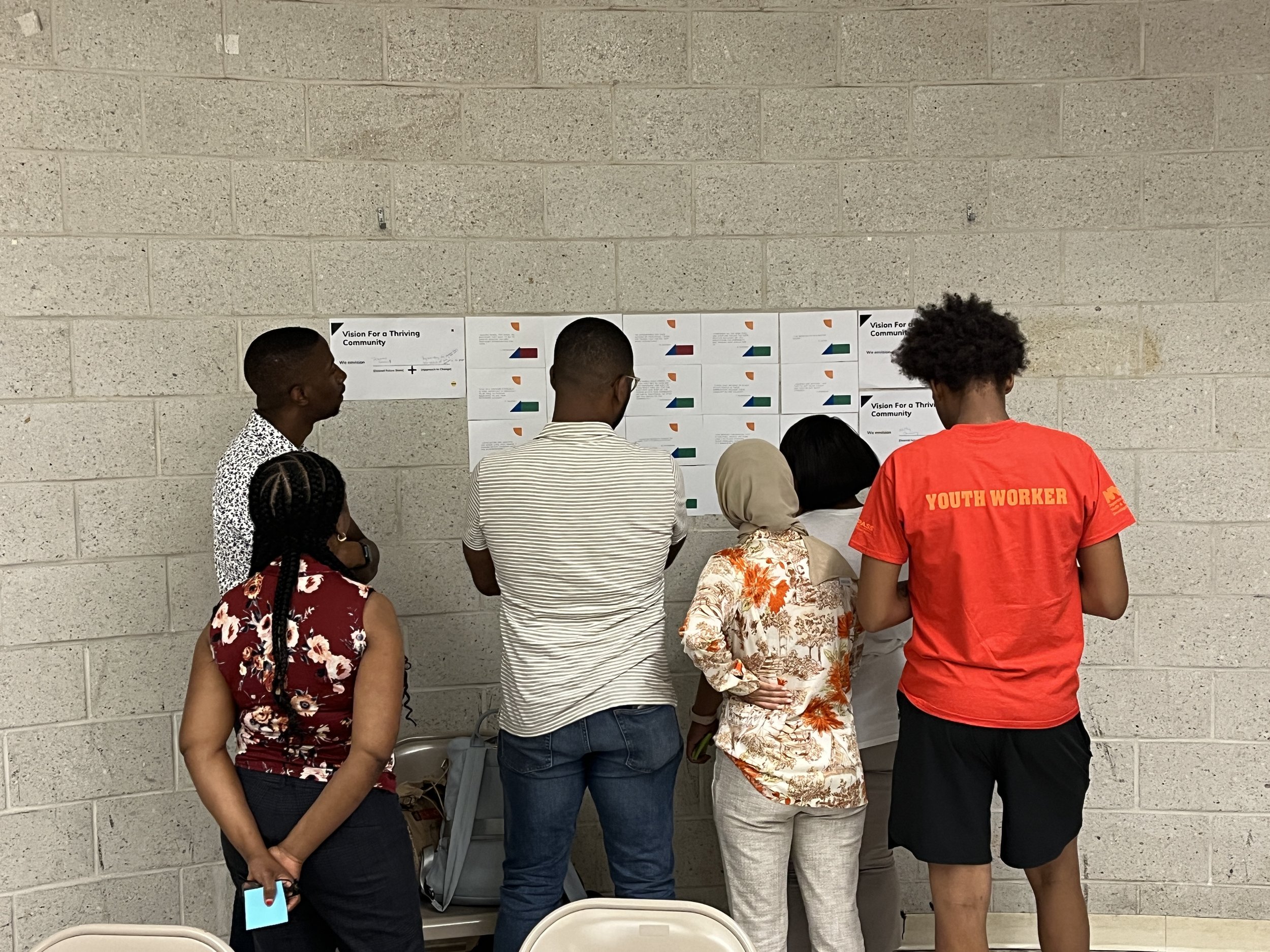  Representative groups of community members and stakeholders used the interview learnings as input for opportunity areas in their communities.  