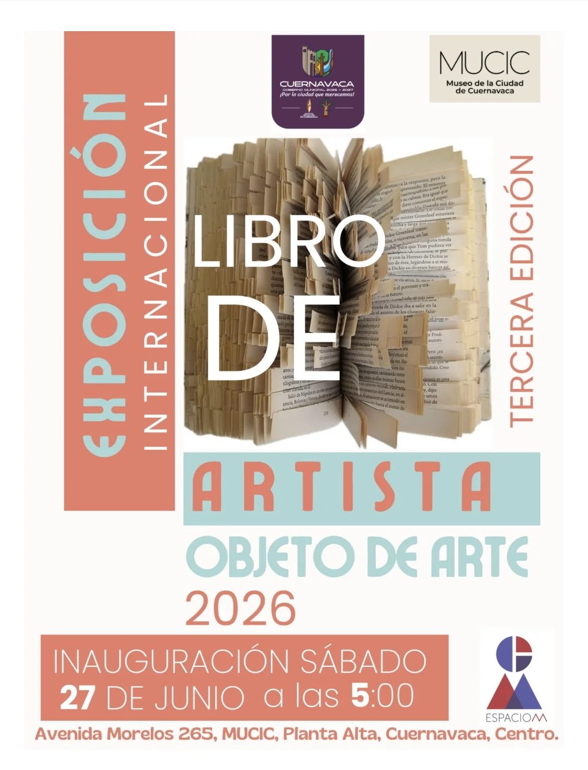 Libro de Artista/Objeto de arte - Tercera edicion Museo de la Ciudad de Cuernavaca